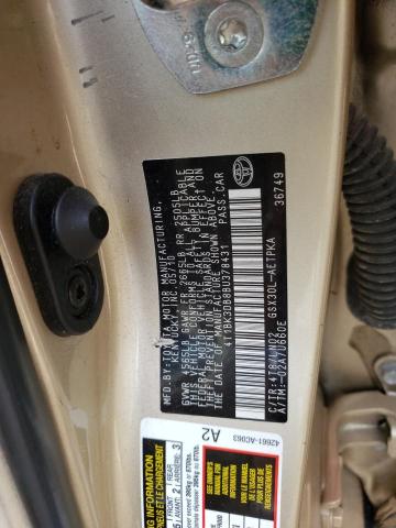 4T1BK3DB8BU378431 - 2011 TOYOTA AVALON BASE Qızıl foto 12