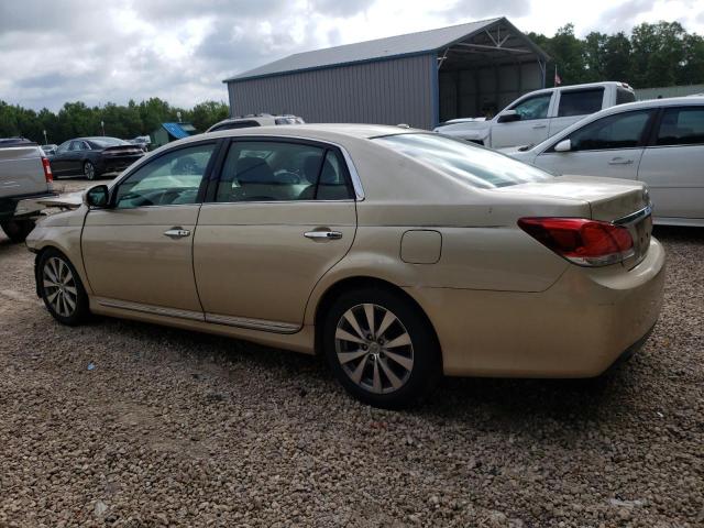 4T1BK3DB8BU378431 - 2011 TOYOTA AVALON BASE GOLD photo 2