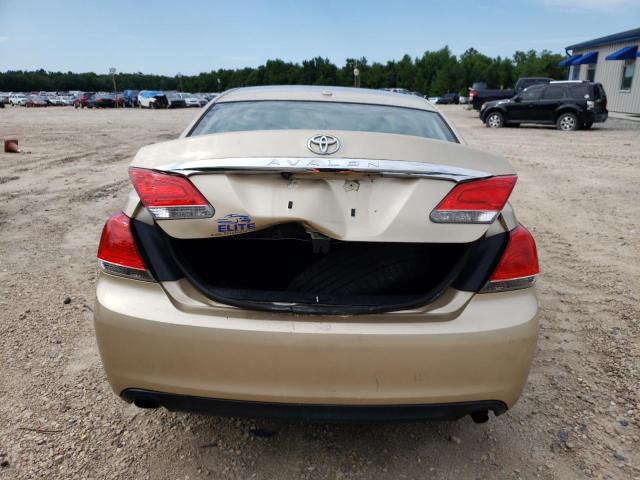 4T1BK3DB8BU378431 - 2011 TOYOTA AVALON BASE GOLD photo 6