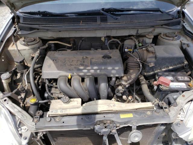 2T1KR32E93C039995 - 2003 TOYOTA COROLLA MA XR GRAY photo 11