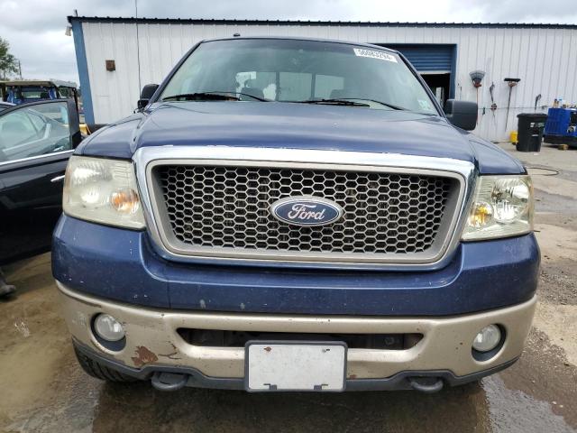 1FTPW14V47KB03820 - 2007 FORD F150 SUPERCREW BLUE photo 5