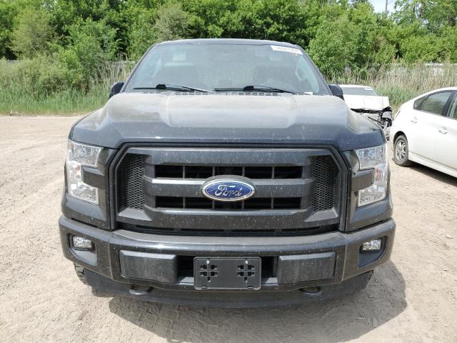 1FTEX1EP8HFC51175 - 2017 FORD F150 SUPER CAB BLACK photo 5