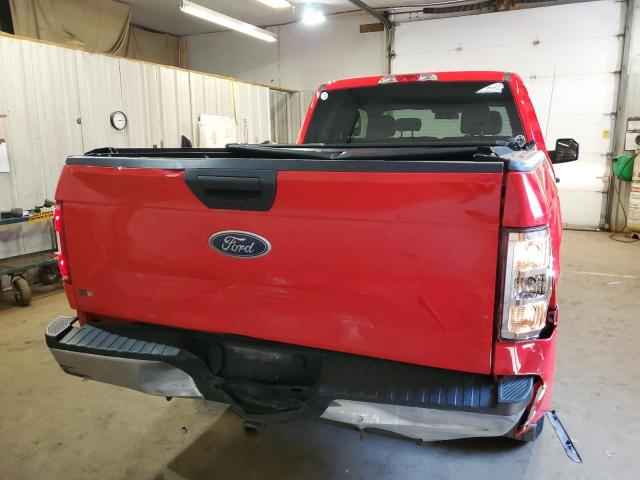 1FTEX1EB2JFE00660 - 2018 FORD F150 SUPER CAB RED photo 6