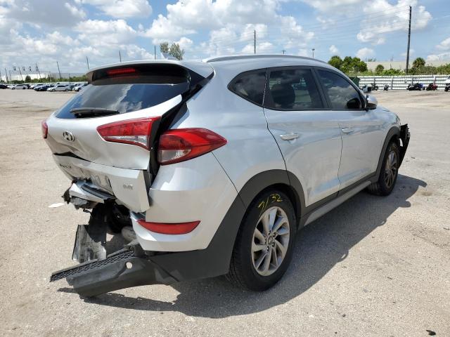 KM8J3CA44JU717442 - 2018 HYUNDAI TUCSON SEL SILVER photo 4