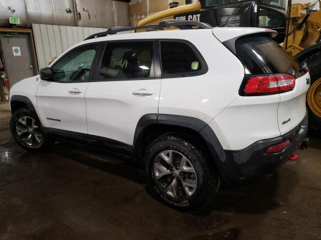 1C4PJMBX0JD509660 - 2018 JEEP CHEROKEE TRAILHAWK WHITE photo 2