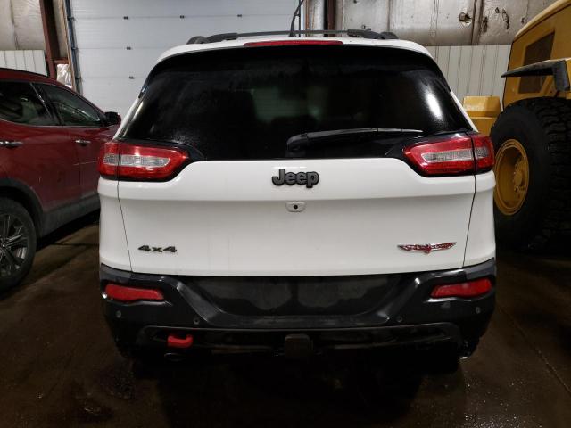 1C4PJMBX0JD509660 - 2018 JEEP CHEROKEE TRAILHAWK WHITE photo 6