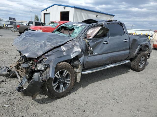 5TFHZ5BNXHX018331 - 2017 TOYOTA TACOMA DOUBLE CAB GRAY photo 1