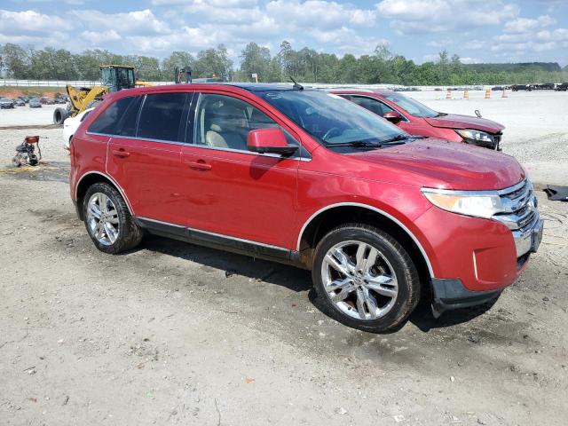 2FMDK3KC1BBA18041 - 2011 FORD EDGE LIMITED RED photo 4