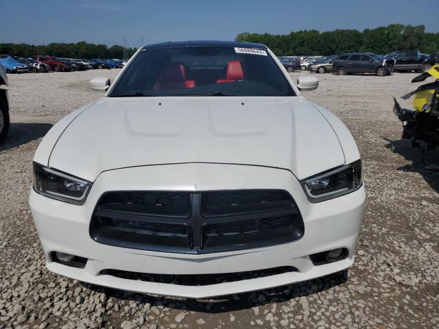 2C3CDXDT4DH580423 - 2013 DODGE CHARGER R/T WHITE photo 5