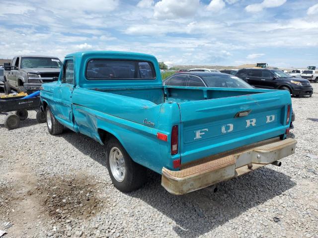 F10YRL65006 - 1971 FORD F100 SERIE TURQUOISE photo 2