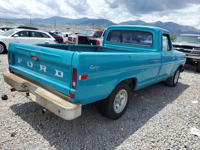 F10YRL65006 - 1971 FORD F100 SERIE TURQUOISE photo 3