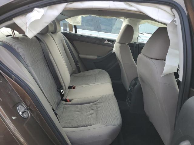 3VW2K7AJ8EM318453 - 2014 VOLKSWAGEN JETTA BASE 棕色 照片 10