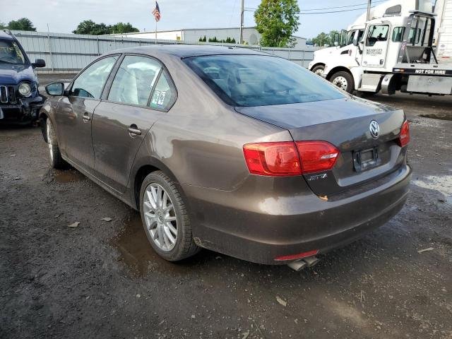 3VW2K7AJ8EM318453 - 2014 VOLKSWAGEN JETTA BASE 棕色 照片 2