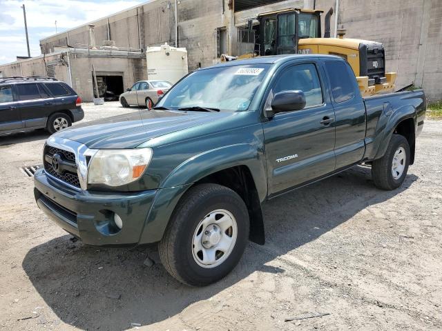 5TFTU4GN1BX002747 - 2011 TOYOTA TACOMA PRERUNNER ACCESS CAB GREEN photo 1