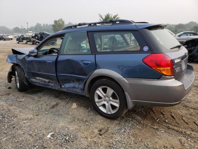 4S4BP85C154382198 - 2005 SUBARU LEGACY OUTBACK H6 R VDC BLUE photo 2