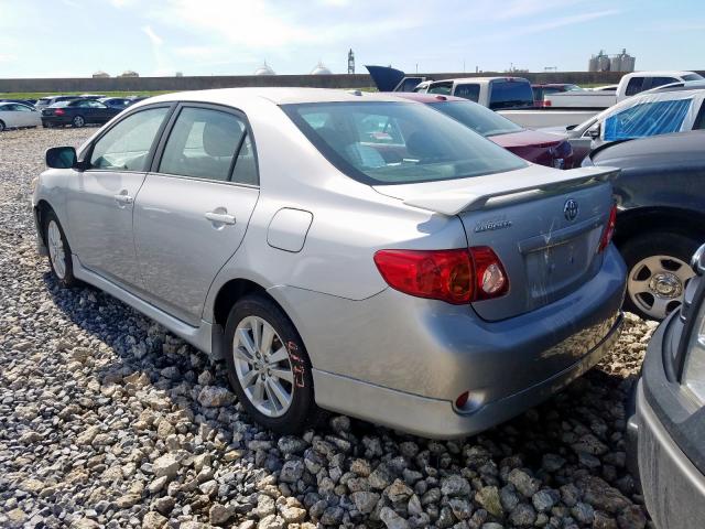 1NXBU4EE4AZ229439 - 2010 TOYOTA COROLLA BASE  photo 3