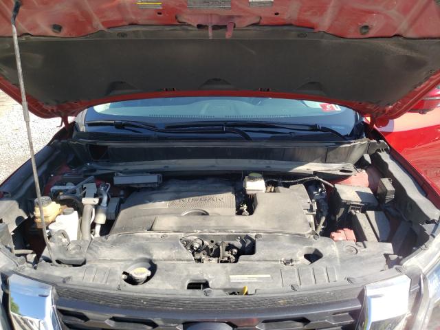 5N1DR2MMXJC642057 - 2018 NISSAN PATHFINDER S RED photo 7