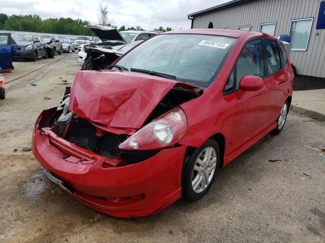 JHMGD38657S040889 - 2007 HONDA FIT S 红色 照片 1
