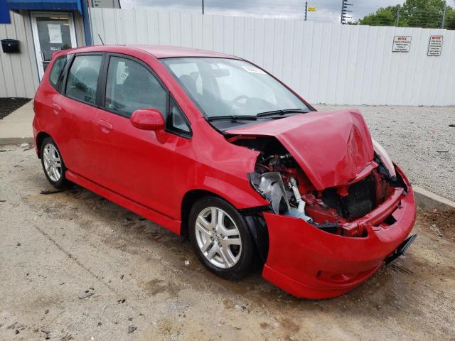 JHMGD38657S040889 - 2007 HONDA FIT S 红色 照片 4