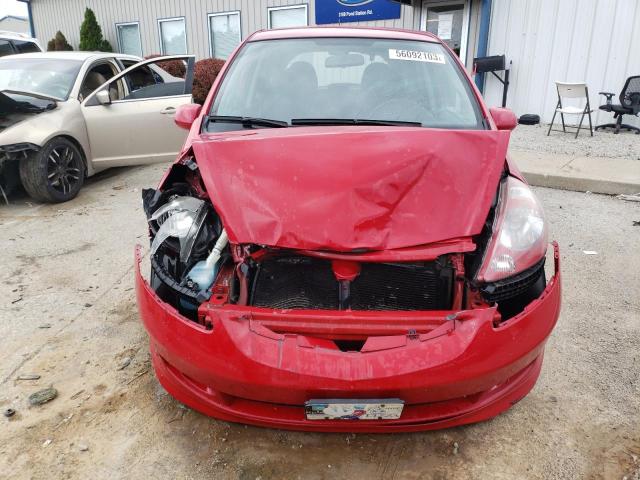 JHMGD38657S040889 - 2007 HONDA FIT S 红色 照片 5