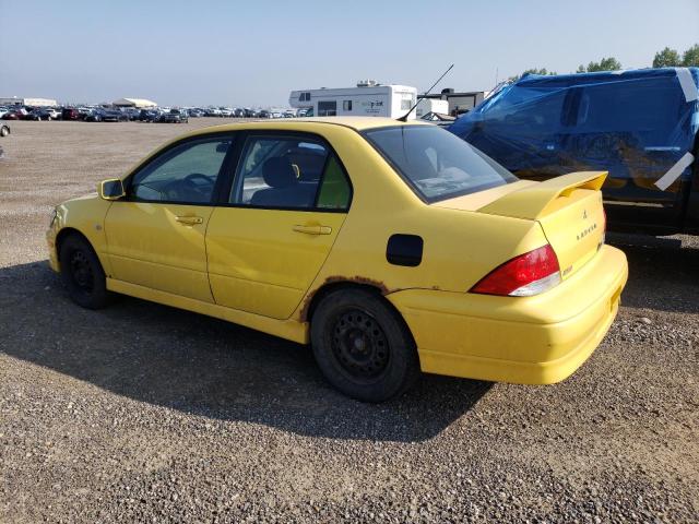 JA3AJ86E53U606294 - 2003 MITSUBISHI LANCER OZ RALLY YELLOW photo 2