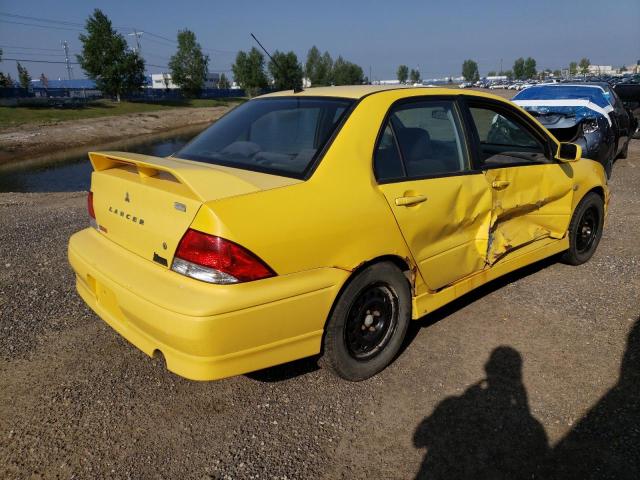 JA3AJ86E53U606294 - 2003 MITSUBISHI LANCER OZ RALLY YELLOW photo 3