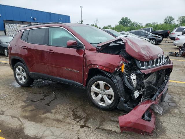 3C4NJDBB2MT539947 - 2021 JEEP COMPASS LATITUDE BURGUNDY photo 4