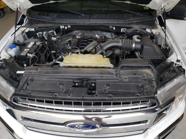 1FTFX1E57KKE62837 - 2019 FORD F150 SUPER CAB WHITE photo 11