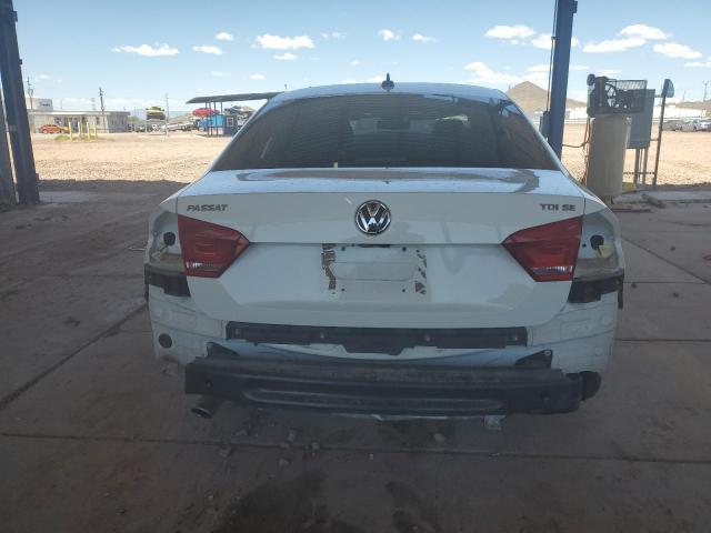 1VWBN7A32EC049716 - 2014 VOLKSWAGEN PASSAT SE WHITE photo 6