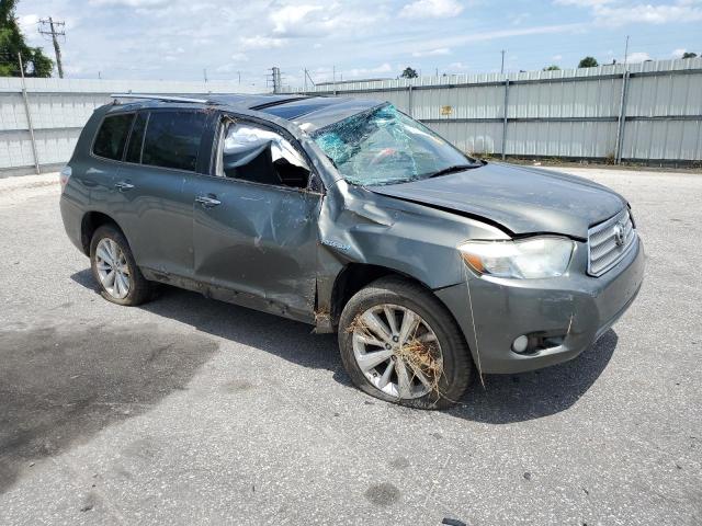 JTEEW44A092028246 - 2009 TOYOTA HIGHLANDER HYBRID LIMITED GREEN photo 4