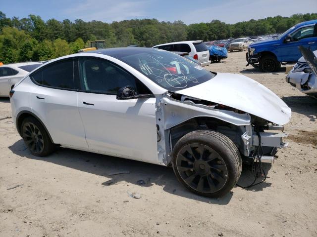 7SAYGDEEXNF385752 - 2022 TESLA MODEL Y أبيض صورة 1