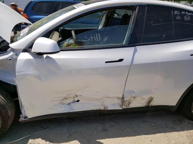 7SAYGDEEXNF385752 - 2022 TESLA MODEL Y أبيض صورة 10