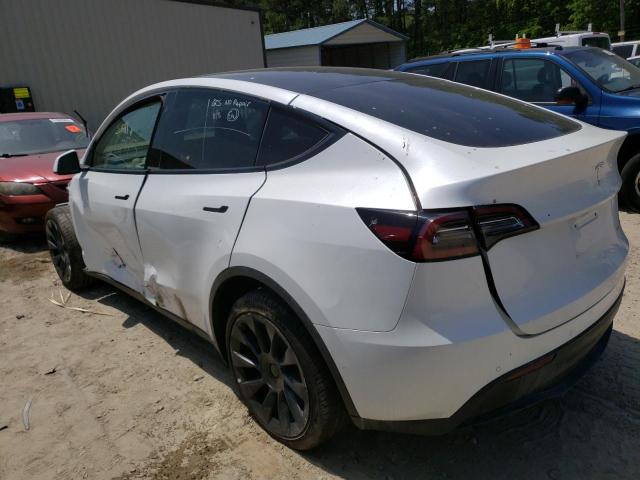 7SAYGDEEXNF385752 - 2022 TESLA MODEL Y أبيض صورة 3