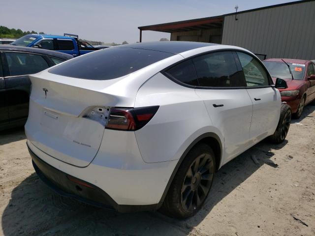 7SAYGDEEXNF385752 - 2022 TESLA MODEL Y أبيض صورة 4