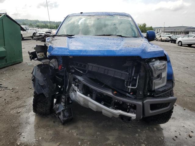 1FTFW1RGXJFA77469 - 2018 FORD F150 RAPTOR BLUE photo 5