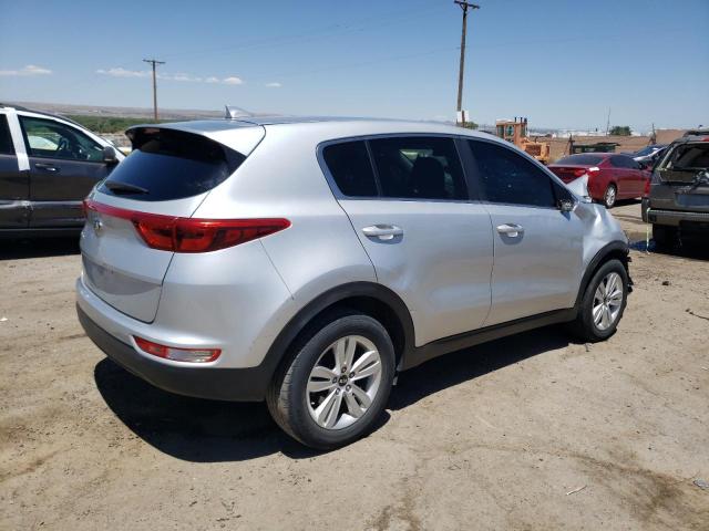 KNDPM3AC6J7318615 - 2018 KIA SPORTAGE LX SILVER photo 3