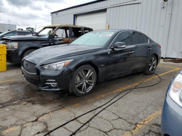 JN1FV7ARXGM450262 - 2016 INFINITI Q50 RED SPORT 400 BLACK photo 1