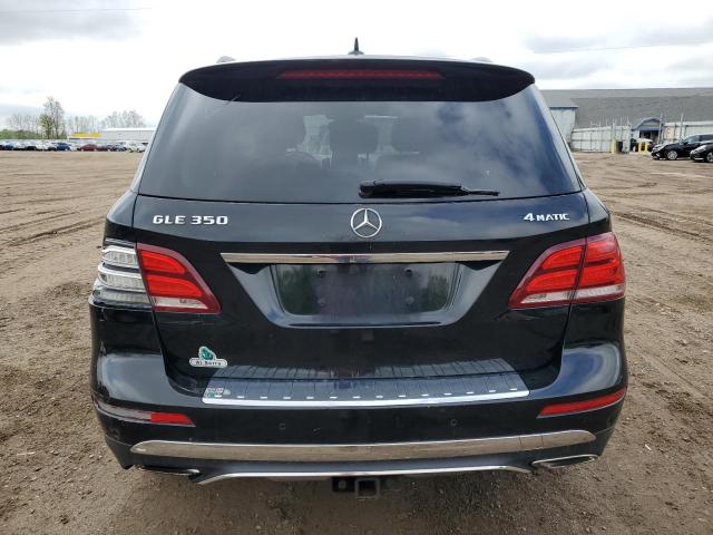 4JGDA5HB2GA619555 - 2016 MERCEDES-BENZ GLE 350 4MATIC BLACK photo 6