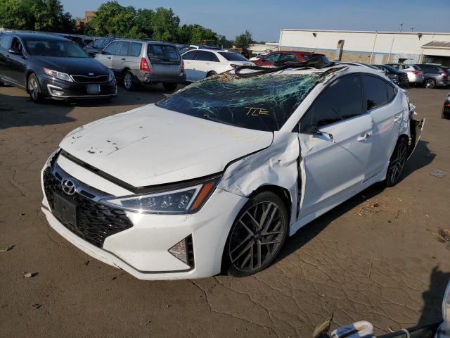 KMHD04LB7LU987257 - 2020 HYUNDAI ELANTRA SPORT WHITE photo 1