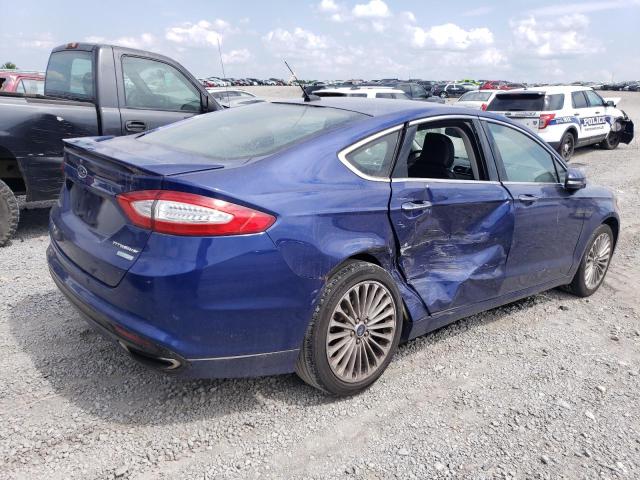 3FA6P0K93GR250625 - 2016 FORD FUSION TITANIUM BLUE photo 3