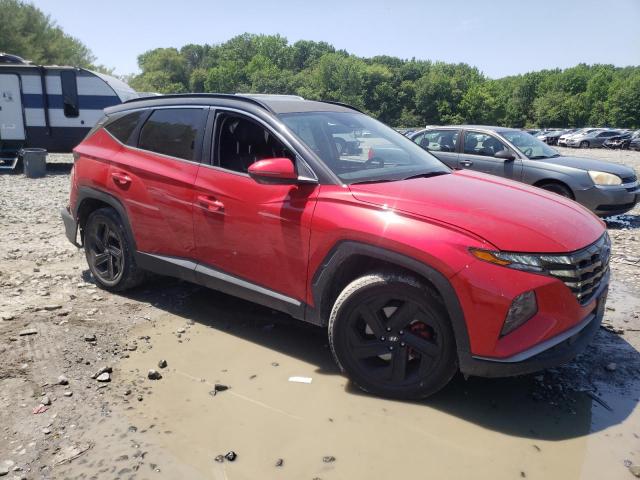 5NMJCCAE5NH094519 - 2022 HYUNDAI TUCSON SEL RED photo 4