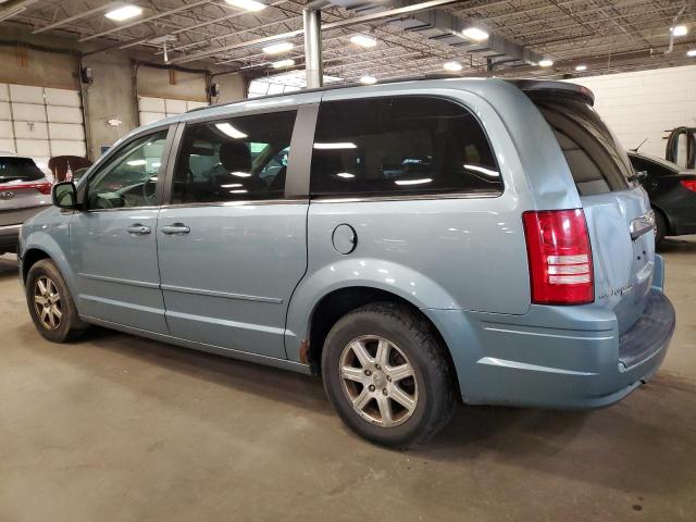 2A8HR54P28R799223 - 2008 CHRYSLER TOWN & COU TOURING BLUE photo 2