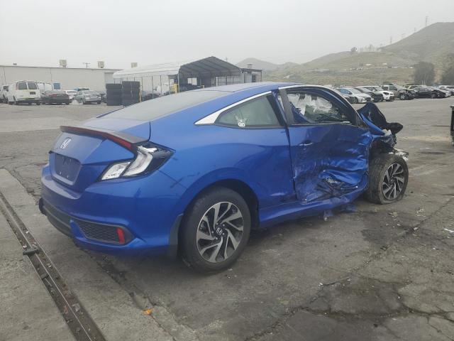 2HGFC4B08JH300003 - 2018 HONDA CIVIC LX BLUE photo 3