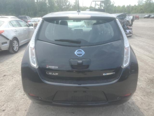 1N4AZ0CP0FC319821 - 2015 NISSAN LEAF S BLACK photo 6