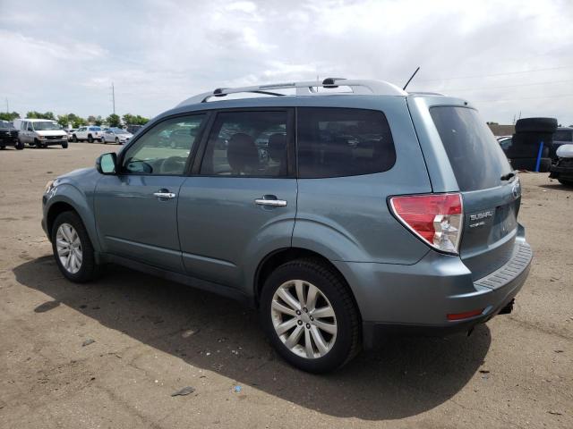 JF2SHBHC7CH457438 - 2012 SUBARU FORESTER TOURING BLUE photo 2