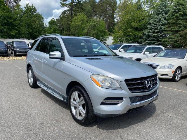 4JGDA5HB4CA071844 - 2012 MERCEDES-BENZ ML 350 4MATIC SILVER photo 1