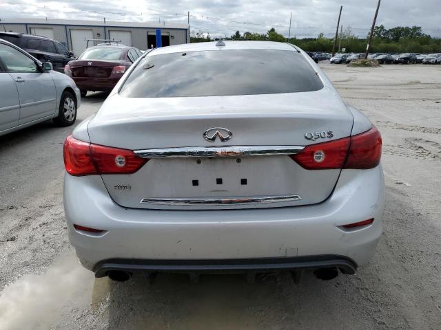 JN1BV7ARXEM701552 - 2014 INFINITI Q50 BASE SILVER photo 6