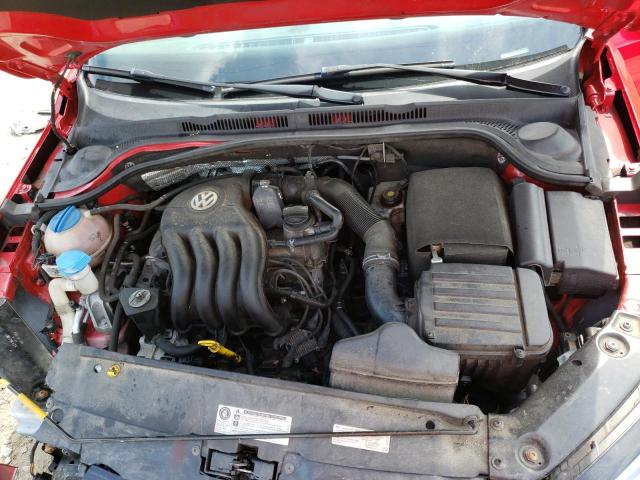 3VW2K7AJ0FM343090 - 2015 VOLKSWAGEN JETTA BASE 红色 照片 11
