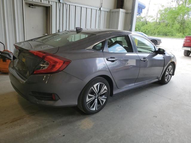 JHMFC1F70JX028108 - 2018 HONDA CIVIC EXL ნაცრისფერი ფოტო 3