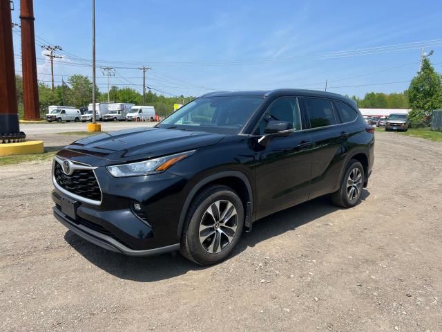 5TDGZRBH3LS023740 - 2020 TOYOTA HIGHLANDER XLE BLACK photo 2